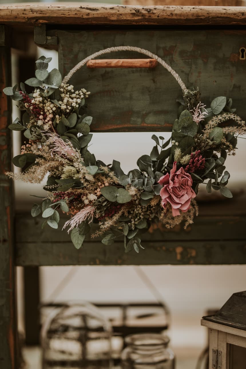 Hoop bouquet