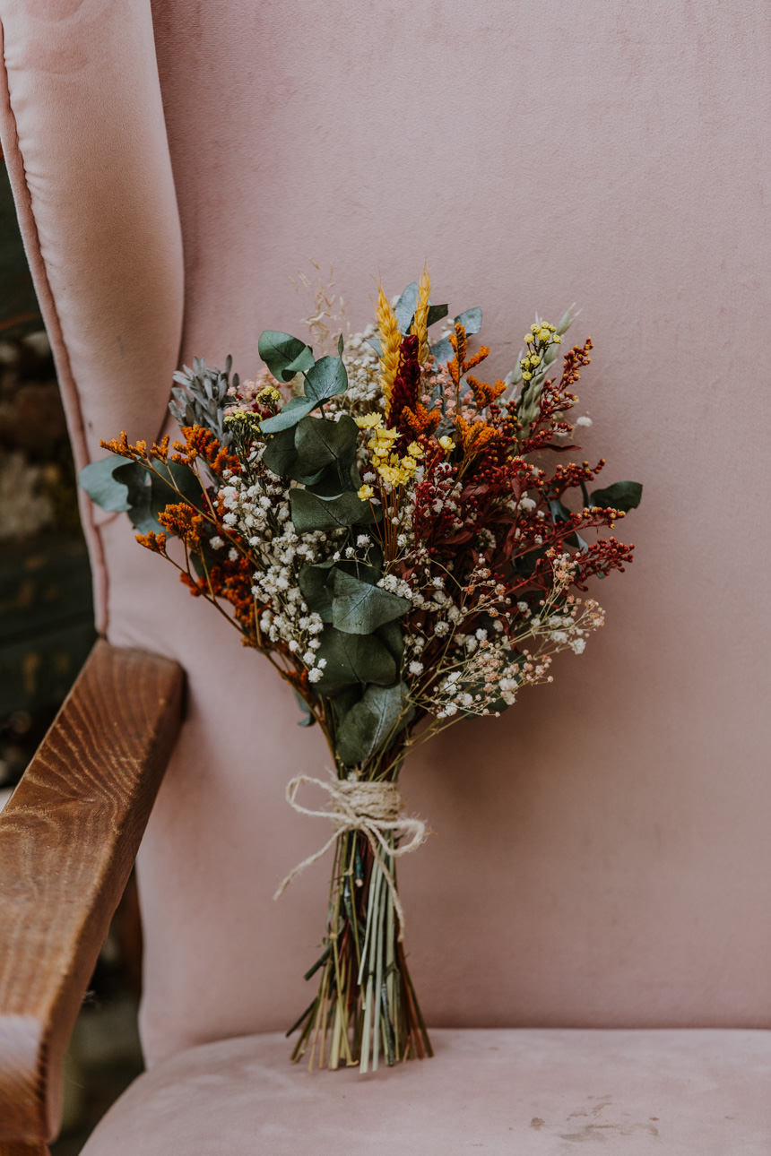 Ramos de novia silvestres (flores secas y preservadas) - Flora